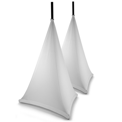 Beamz white speaker - white,