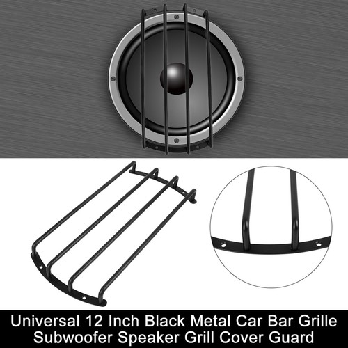 Universal black metal car - black,