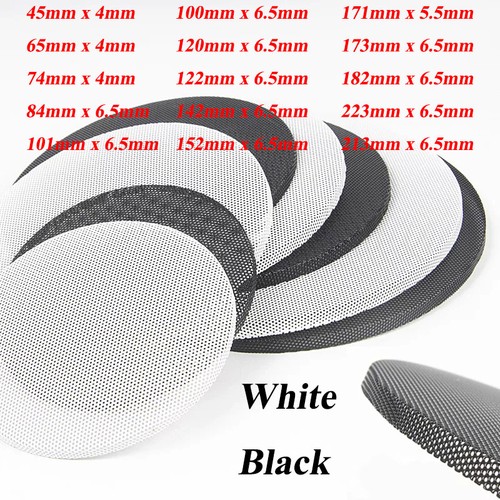 Round bent edge speaker grill - round,